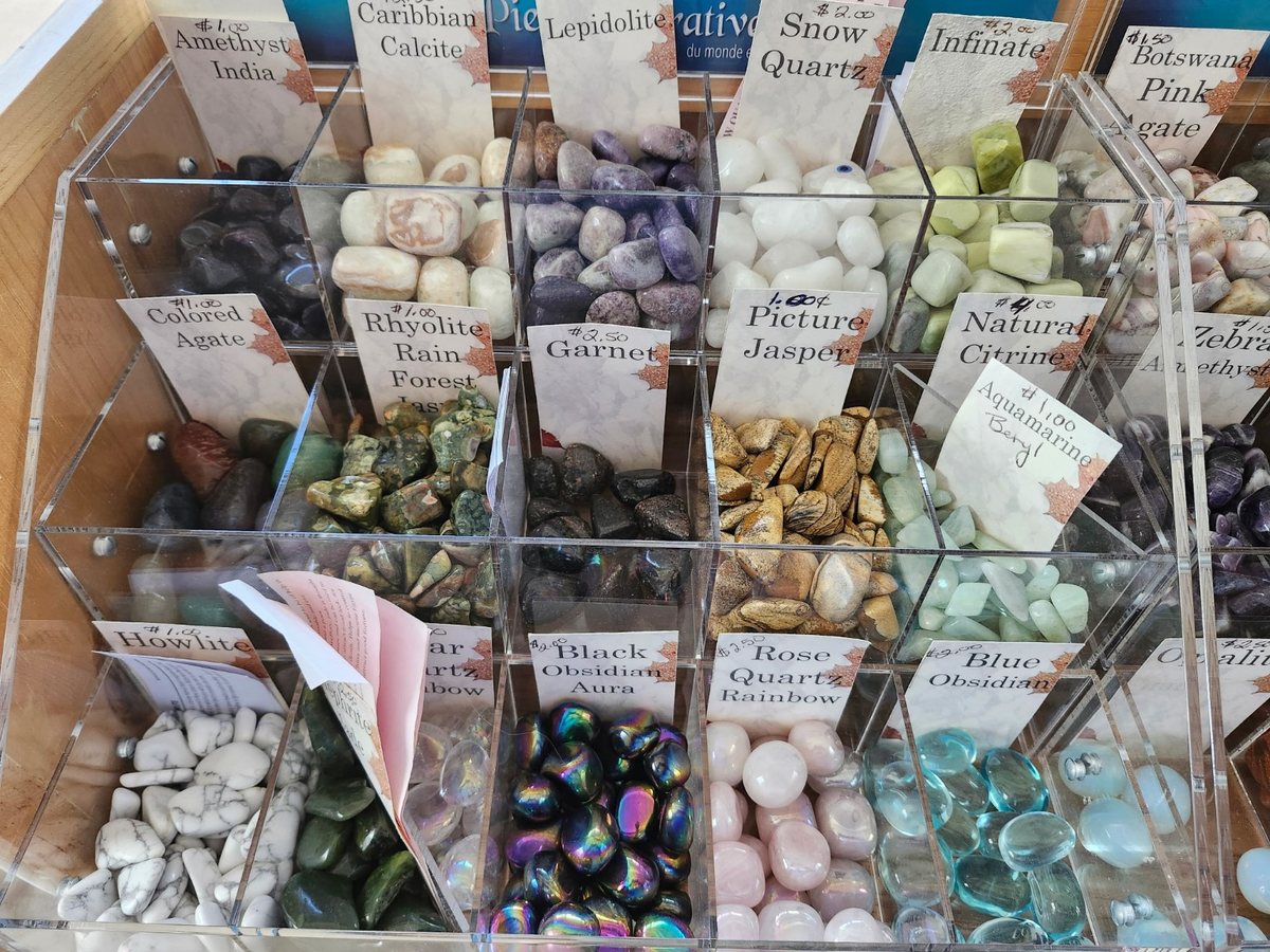 Gemstone collection from Atlantic Isle Natural Therapy