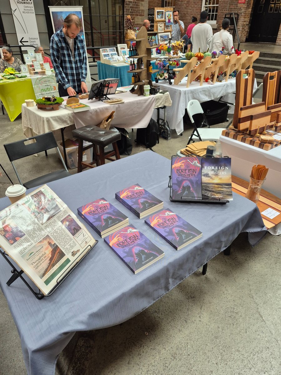 Foreign Whispers book display